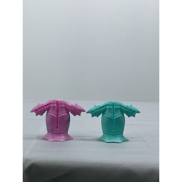 LOL Surprise Doll Dragon Costumes Set Of 2 Pink & Turquoise Mini Figures - Picture 3 of 4